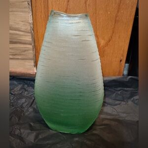Ombré green vase